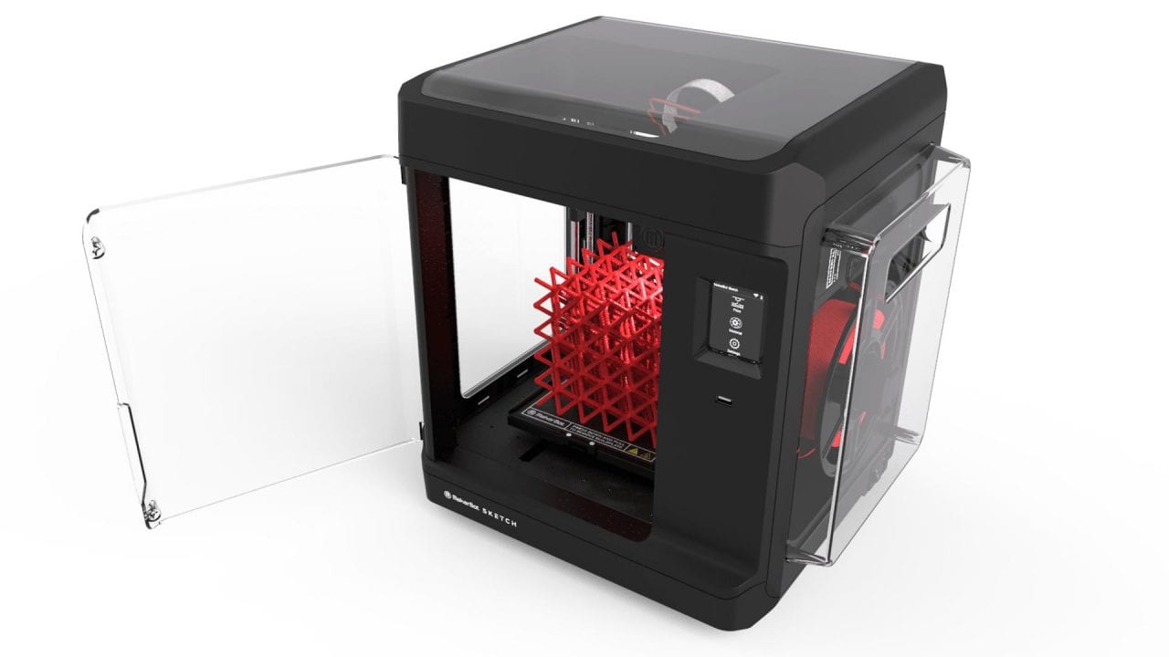 Sketch 3D Printer by MakerBot, built for Education