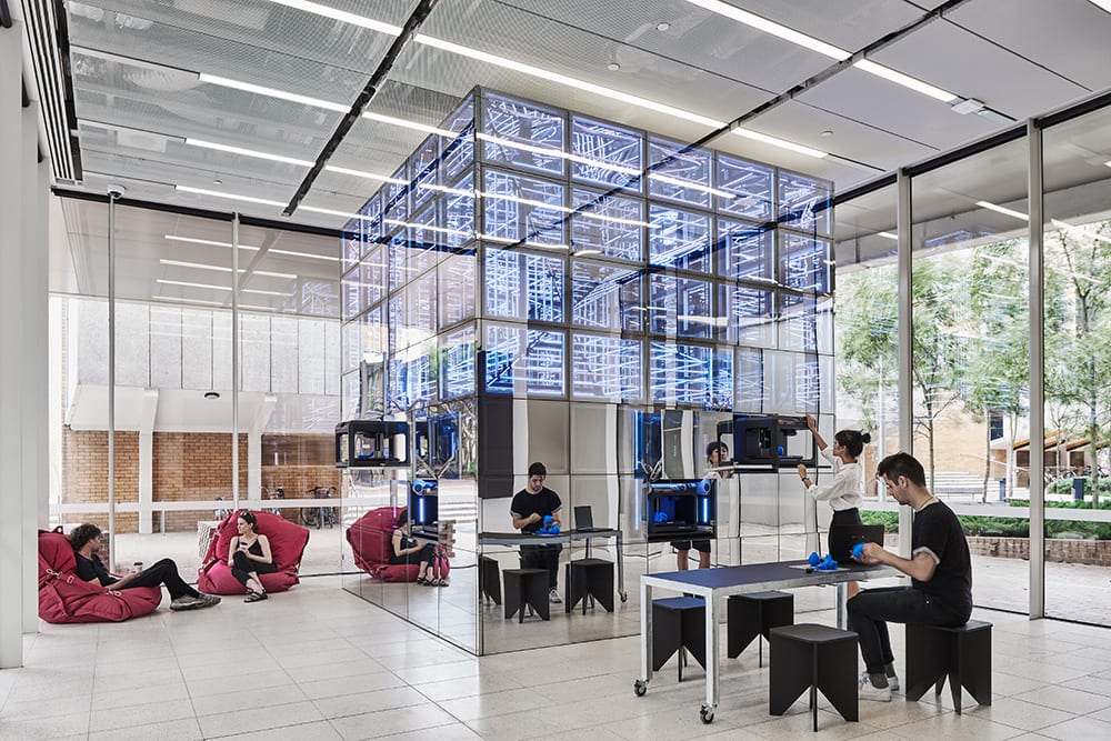 MakerBot 3D printers at The University of Melbourne Makerspace